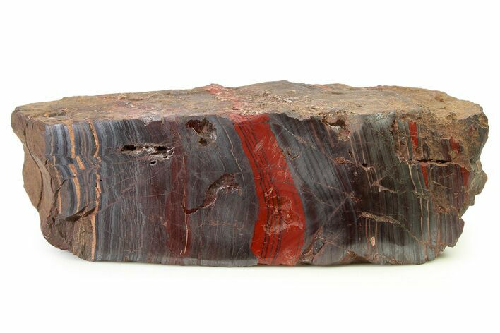 Polished Banded Iron Formation Section - Billion Years #325776